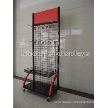 Metal Retail Store Free Standing Hanging Items Car Accessories Fashion Hair Accessories Display Stand